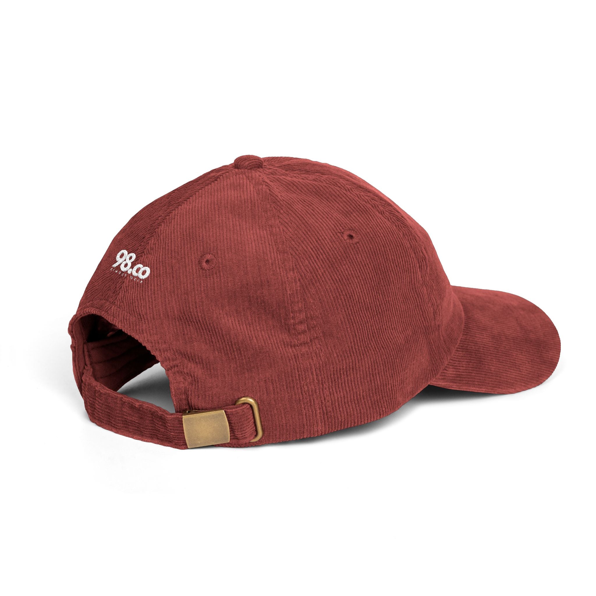 98.co Corduroy Cap | Vintage Rust Baseball Hat