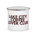 Lake City Coffee Lover Club Enamel Camping Mug