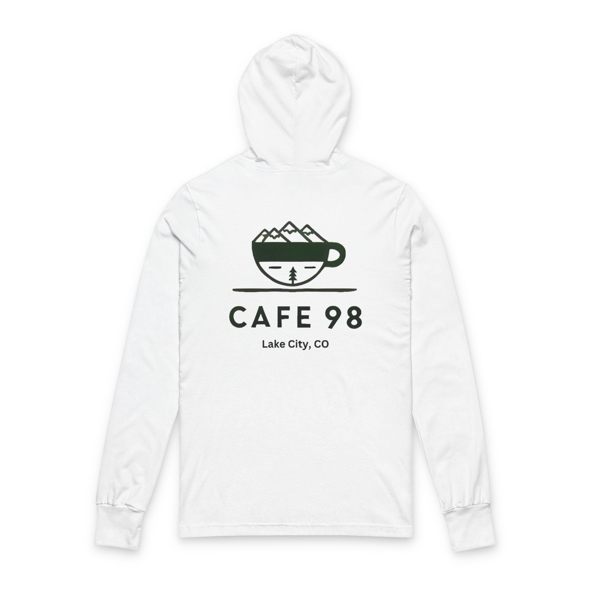 Unisex Cafe 98 Hooded Long Sleeve Tee