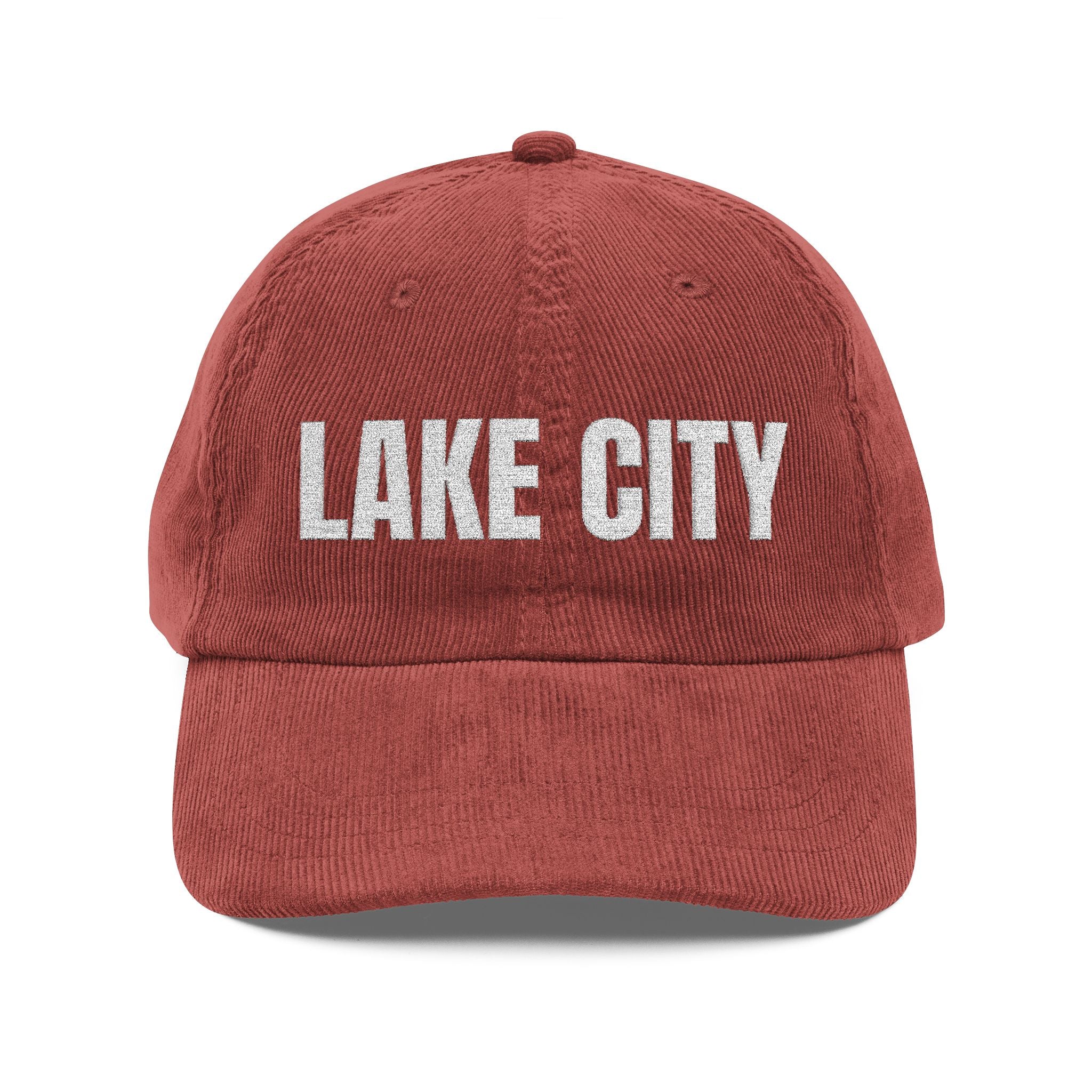 98.co Corduroy Cap | Vintage Rust Baseball Hat