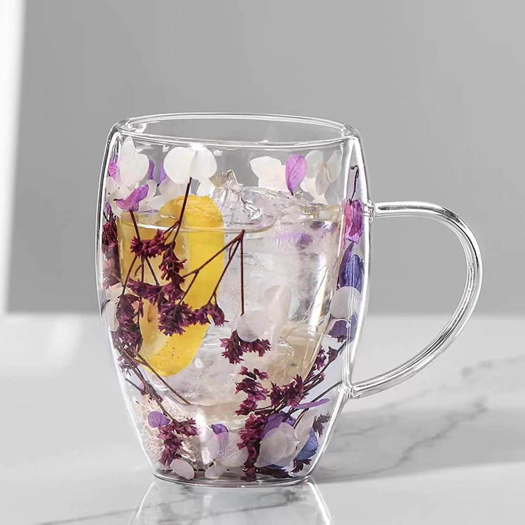 Double Walled Glass Coffee Mug
