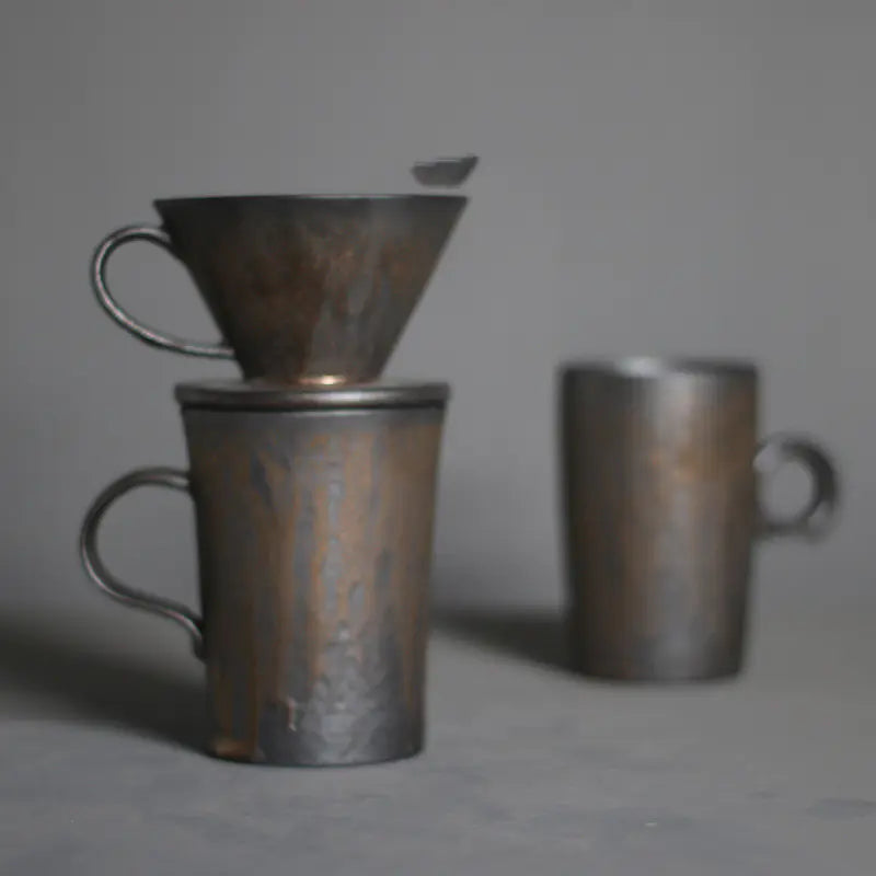 Handmade Gilt Coffee Pot Set