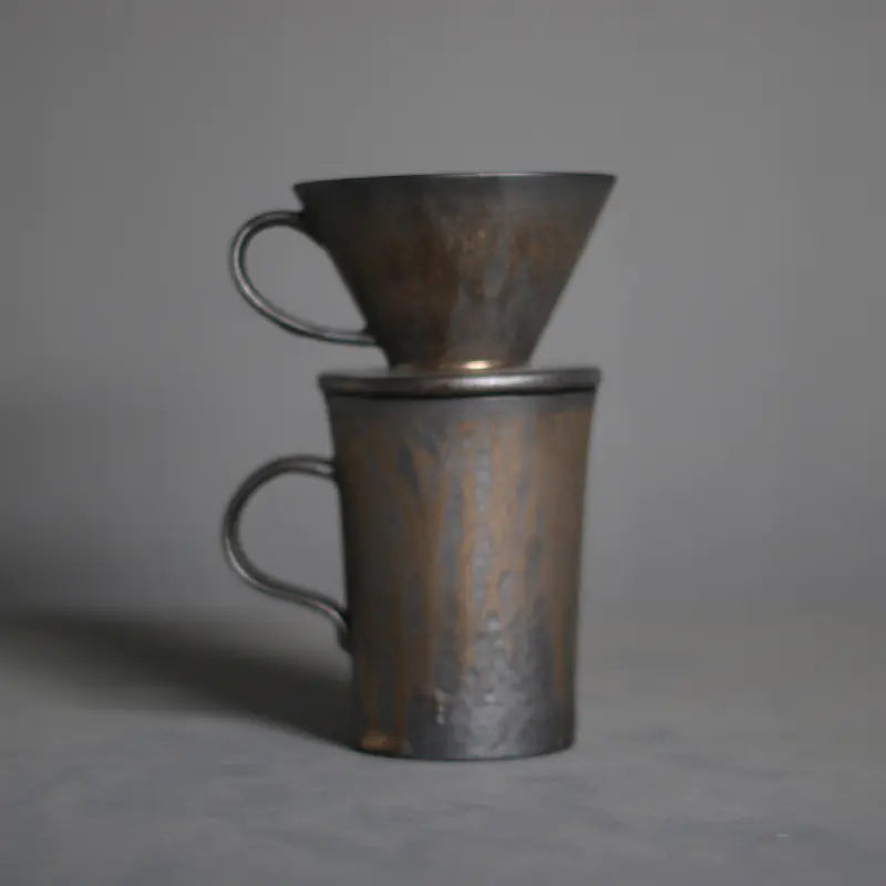 Handmade Gilt Coffee Pot Set