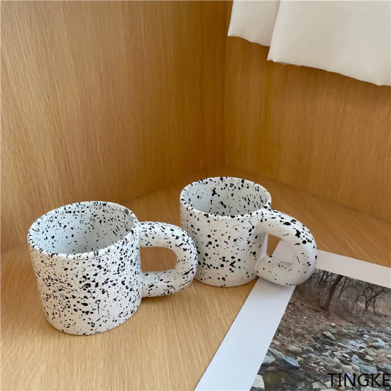 Spotted Ceramic Mug